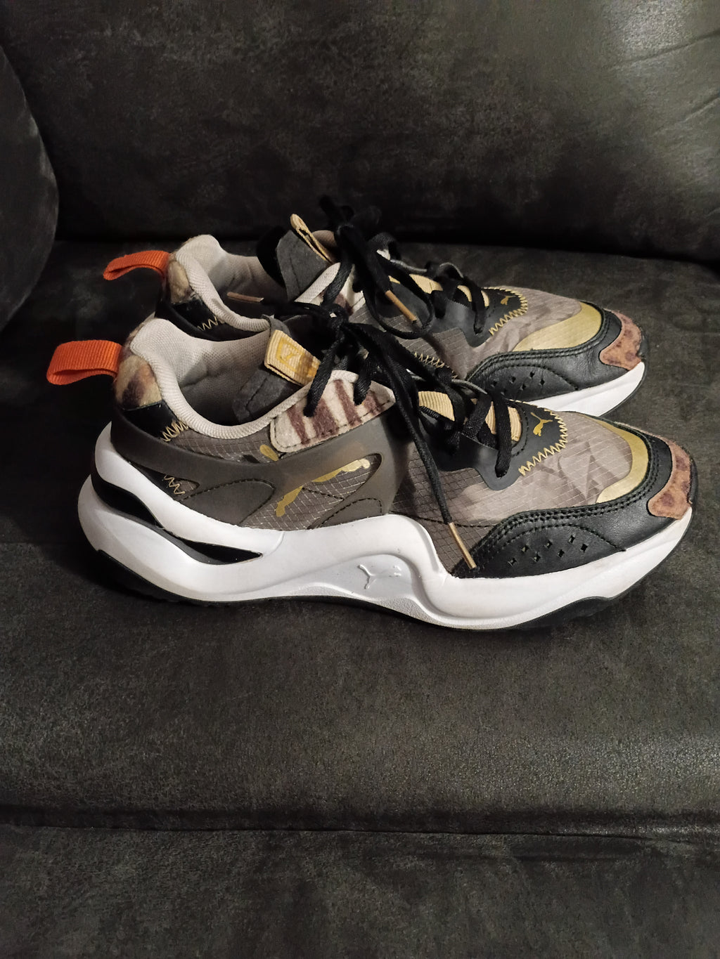 Puma Wmns Rise 'Wild Cats - Black White Leopard